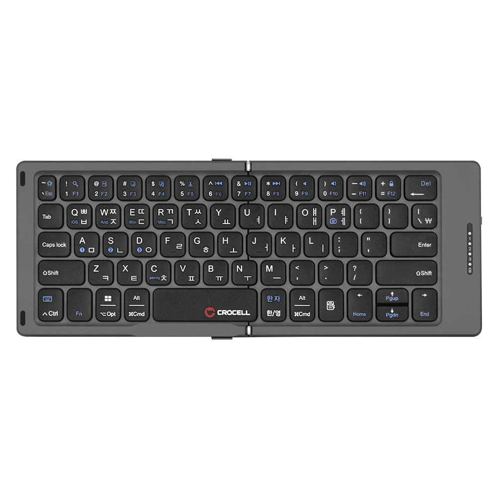 크로셀 C-Flip Grade 그레이드 접이식 블루투스 5.2 키보드 휴대용 태블릿 39,800원