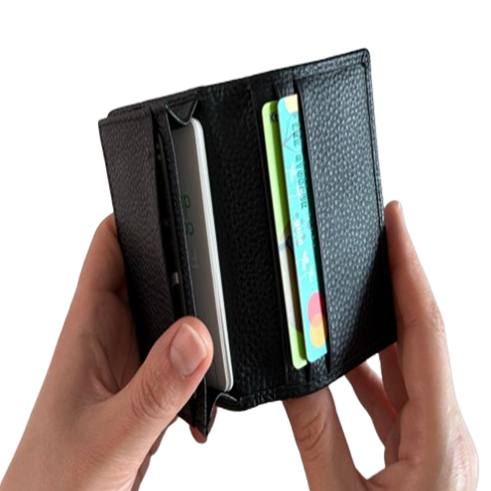 HANBALDEO 가죽 명함지갑 카드지갑 스크래치 걱정없는 페블그레인 패턴 15,900원