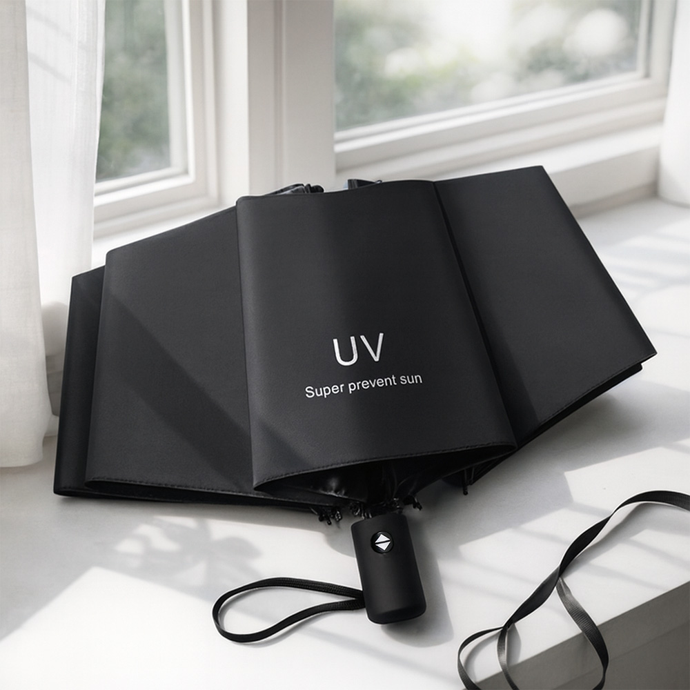 하우블리 라이트 UV 자외선차단 접이식 원터치 3단 자동 우산 양산, 현재가 6,900원