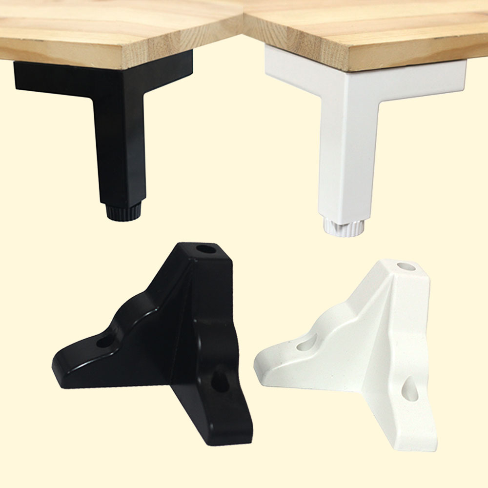 리폼플러스 발통 피라미드발 Y자발 가구다리 상다리 플라스틱, 2. P사각Y자발100mm _화이트 1,500원