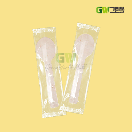 [그린몰]일회용 우드 아이스크림스푼 개별포장 100mm 2000개  HC 102,200원