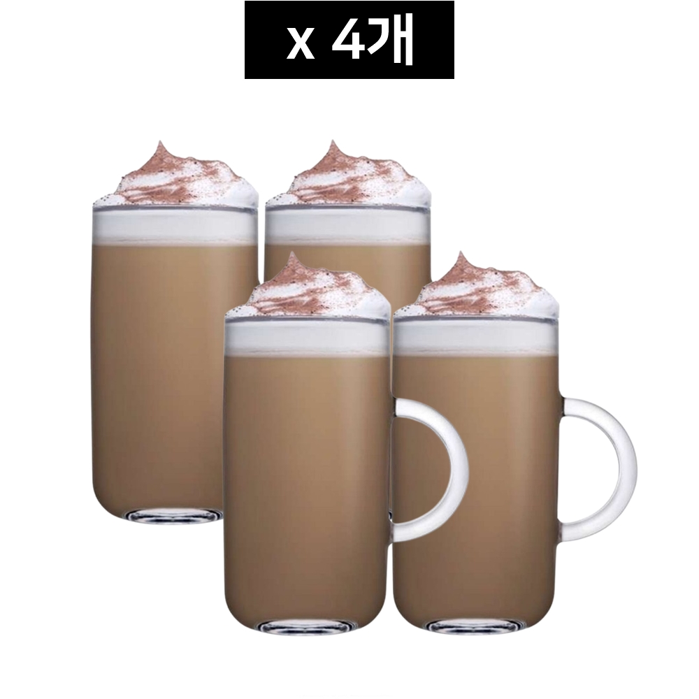 파사바체 아이코닉 텀블러 유리컵 270ml 4개, 투명 4개, 1세트 5,800원