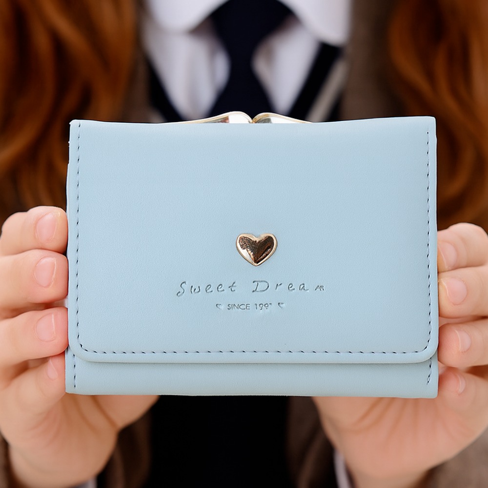 하이하 파스텔 하트 학생 3단 지갑 생일선물 10,100원