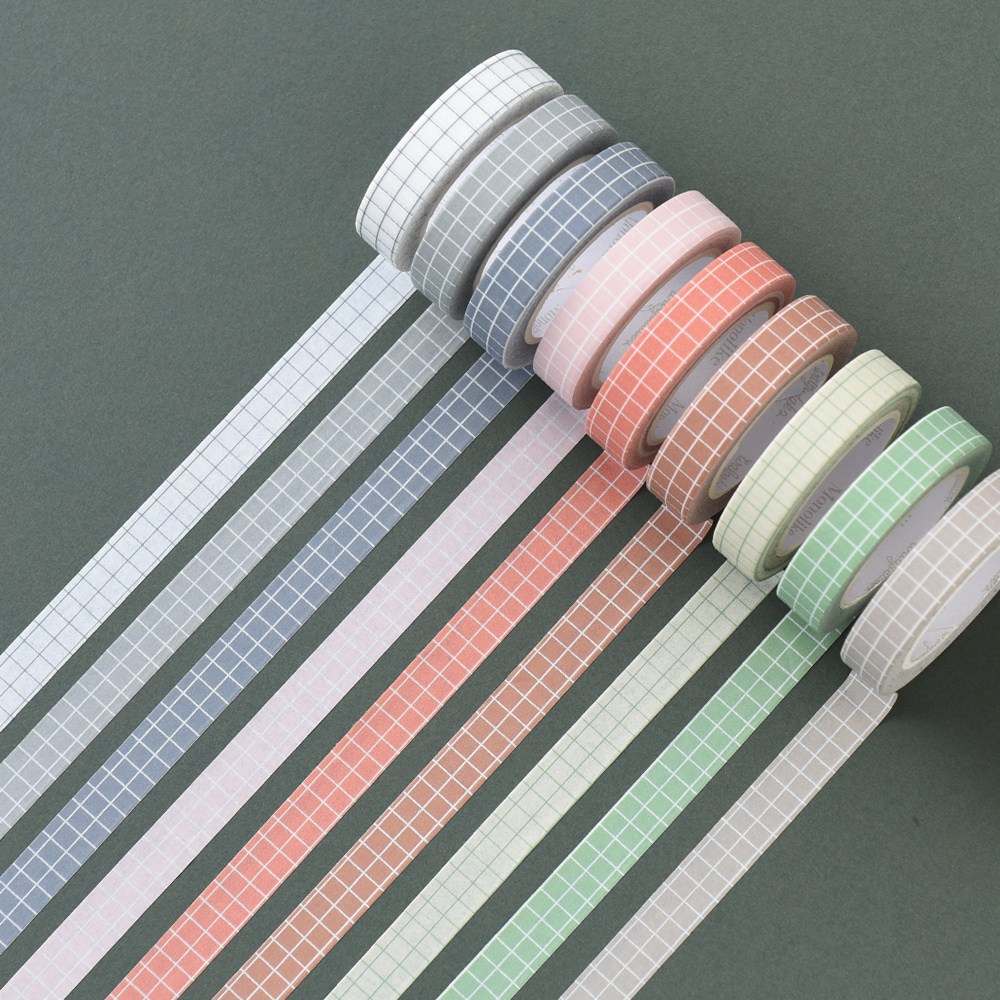 아트박스/모노라이크 아르떼 마스킹테이프 그리드 - SLIM 10mm 2,300원