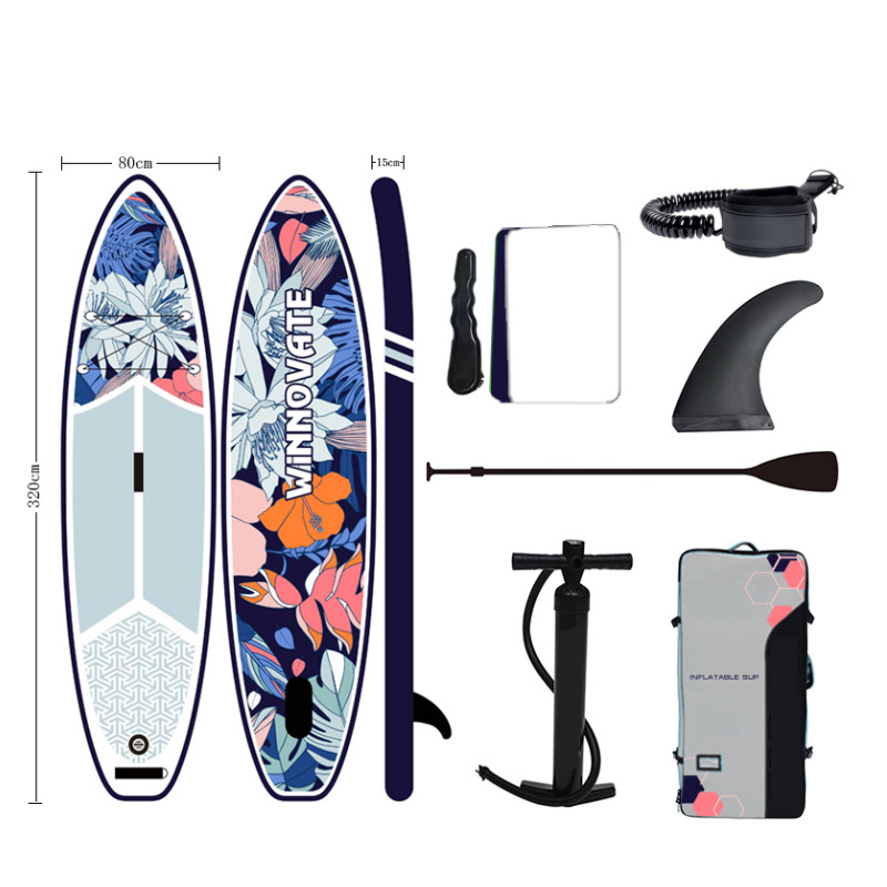 [트라이턴] 물놀이 공기주입식 서핑보드 공기 패들보드 SUP 스탠드업 바디 보드 수상보드 웨이크보드, 퍼플 215,900원