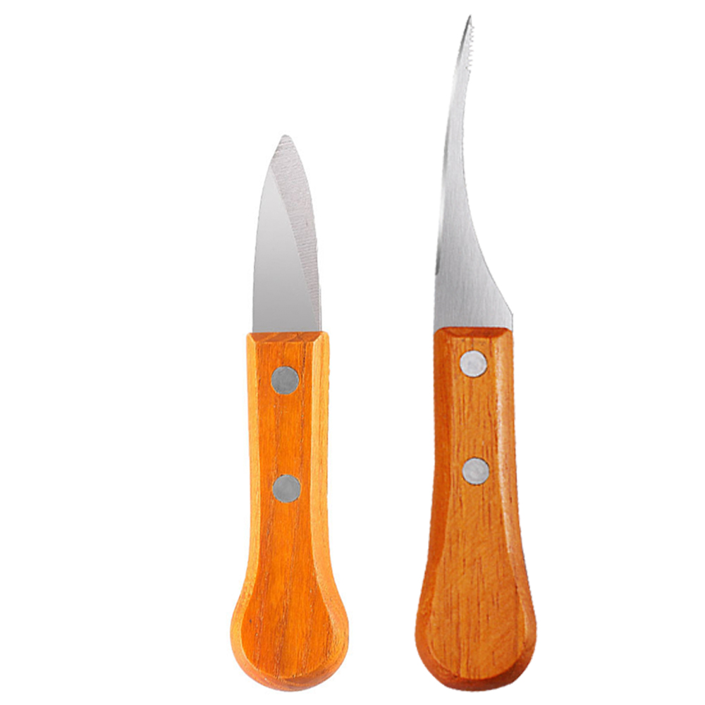 손질 원목 조개칼 C타입 1개 + 원목 새우칼 C타입 1개, 1세트, 브라운 6,000원