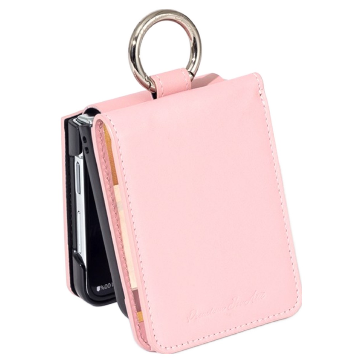 본아띠 다빈치 천연소가죽 비비지 지갑형 갤럭시 Z플립4 F721N 전용 케이스 57,500원