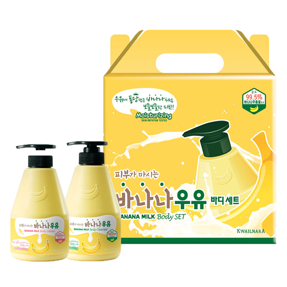 과일나라 바나나 바디워시+바디로션 명절 집들이 바디 선물 세트 20,900원