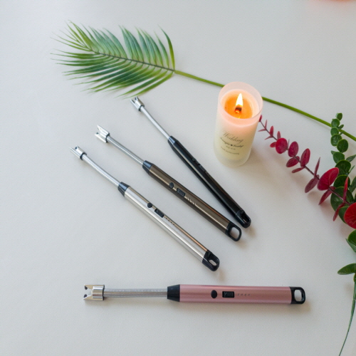 점화 스틱 캔들라이터 C타입 충전 2개, 메탈블랙+블랙 24,900원