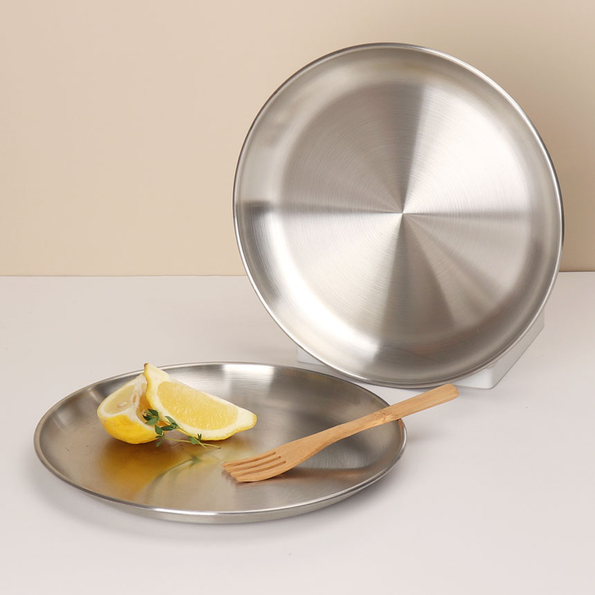 [27종+SUS304 스텐 무광 접시 세트] 카페 티타늄 그릇 식기 22,800원