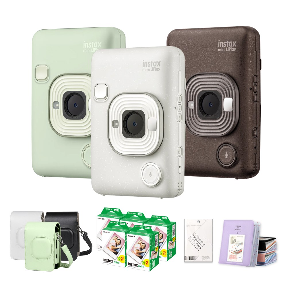 [C타입] 인스탁스 미니 리플레이 하이브리드 카메라+전용케이스+필름100장+선물SET 392,000원