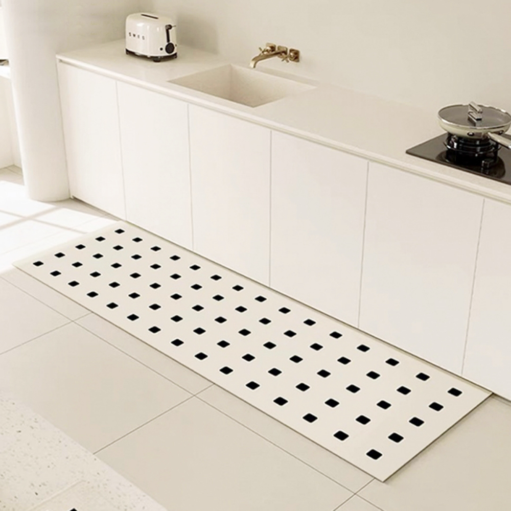 바른리빙 프렌치 PVC 쿠션 주방 싱크대 발매트, 패턴, 1개 12,500원