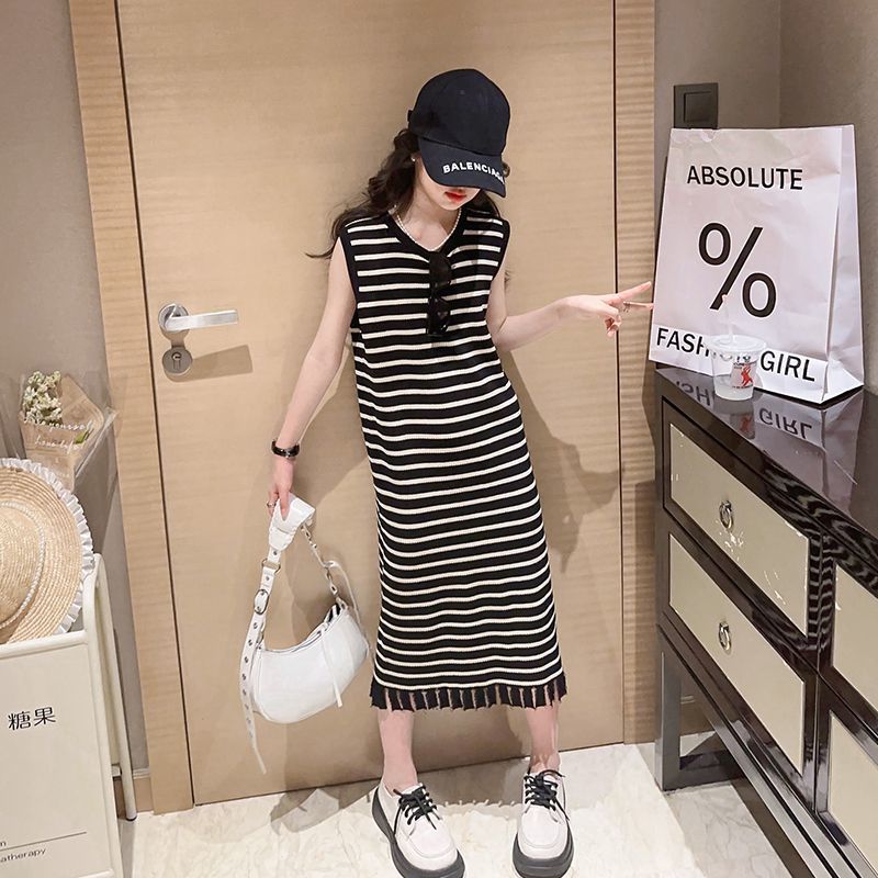 해피유통여아 줄무늬 민소매 원피스 패셔너블한 디자인디자인14세 이상 26,020원