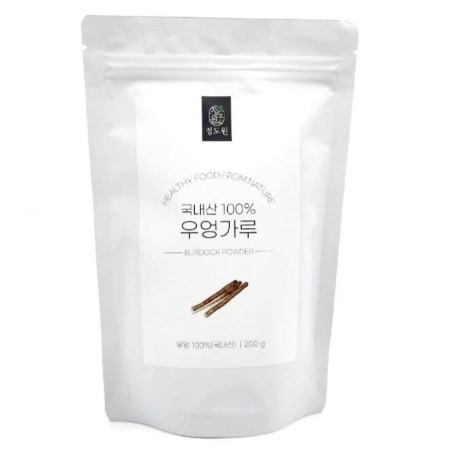 [정도원팜] 우엉가루 햇우엉 국내산 우엉 껍질채 100% 담은 우엉분말 200g, 1개, 200g 16,500원