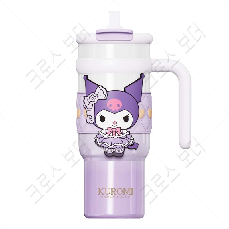 크로스 보더 산리오 텀블러 차량용 물컵 대용량 보온병 빨대컵  물컵 커피잔 900ml 22,800원