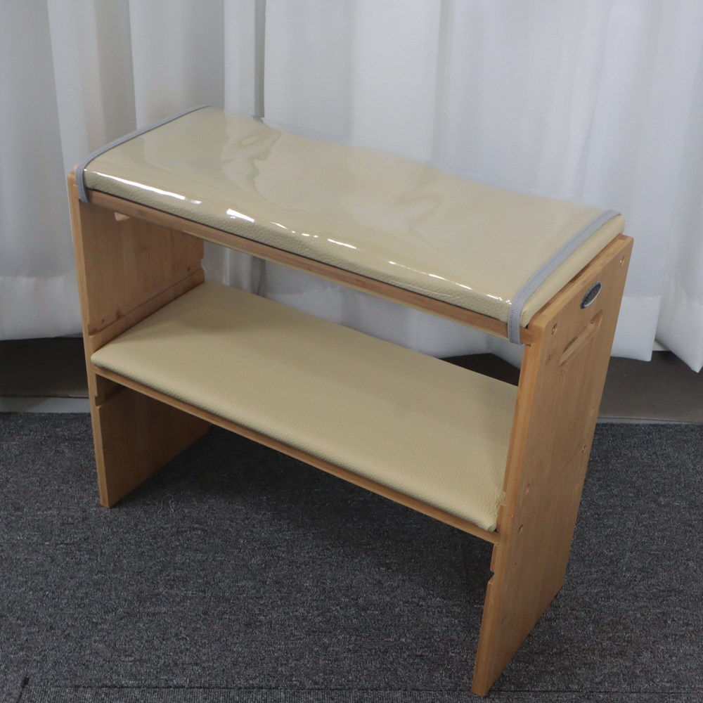 카라 네일 발각질 받침대 테이블 시술대 대나무 원목+탈부착 상판쿠션 세트 115,000원