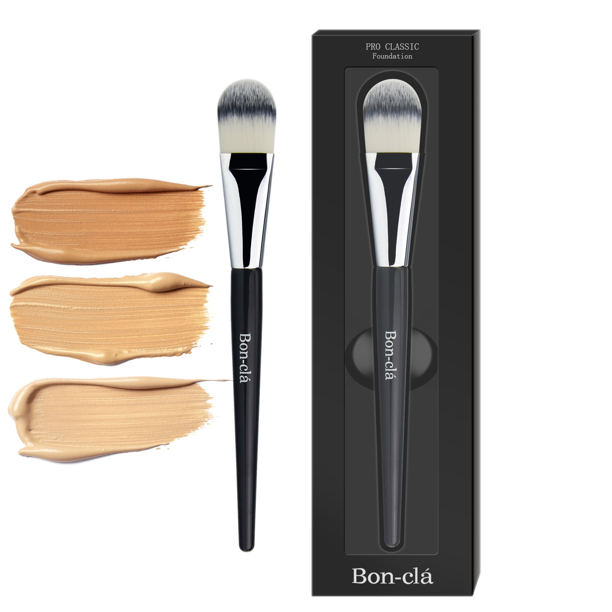 [봉클라] NO.6 납작 파운데이션 브러쉬, 1개, 완전 밀착 12,070원