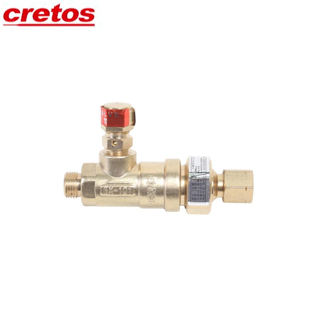 크레토스 LPG AC 가스역화방지기 EX-101 게이지용 용접공구 17,640원