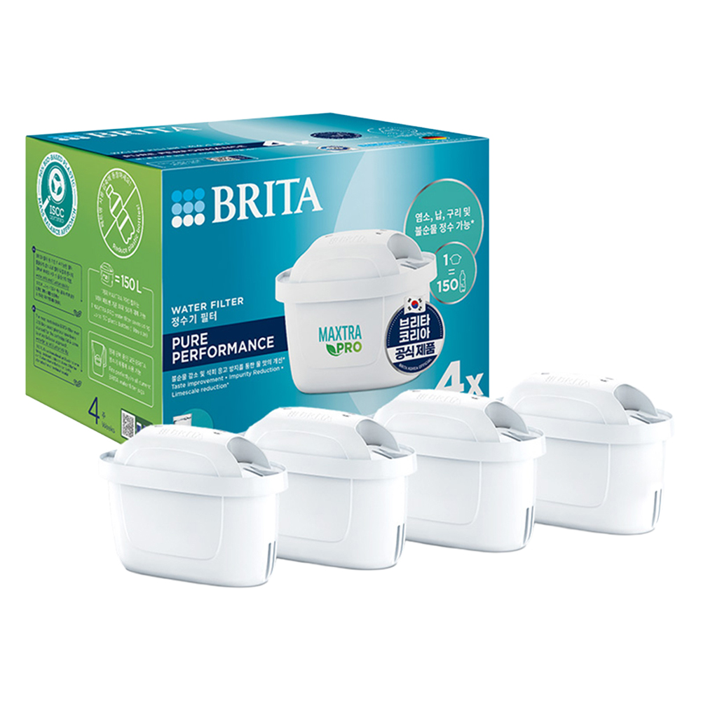 브리타 정수기 필터 막스트라 프로 퓨어 퍼포먼스 4입 32,500원