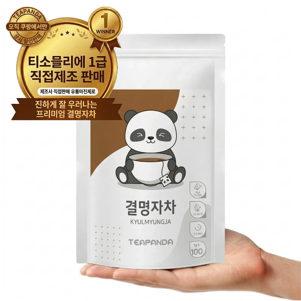 티판다 국산 볶은 결명자차 삼각티백, 1개, 100개입, 1g 17,550원
