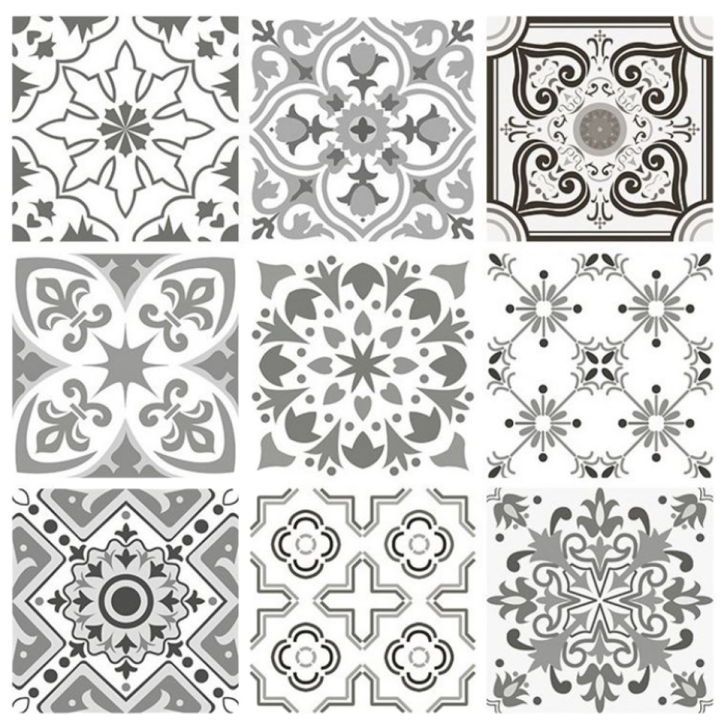 콘티 빈티지 셀프 인테리어 타일 스티커 10장, 1번 빈티지 2006 19,900원