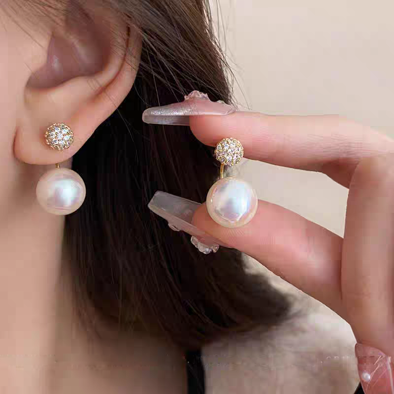 WICKM 인기 진주 귀걸이 S925은침 알레르기 방지 여성 악세사리 패션 귀고리 18K도금 양용 귀고리 29,800원