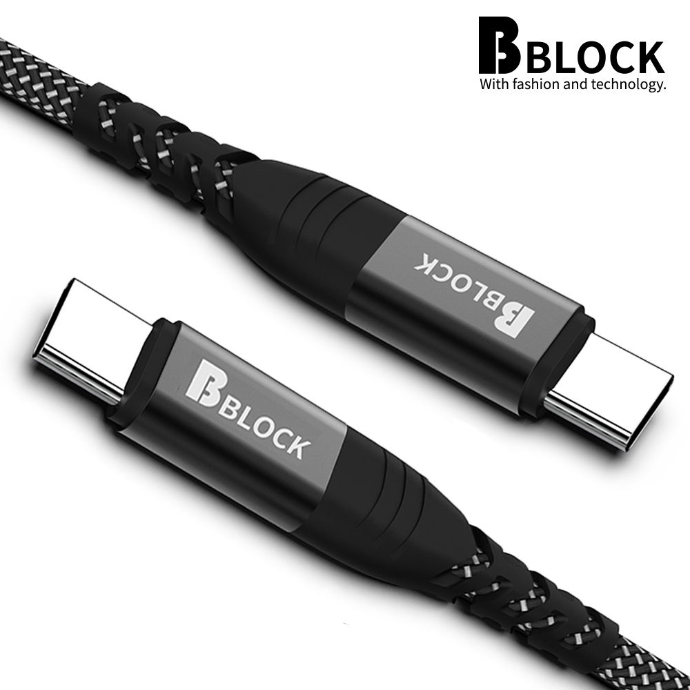 비블럭 [1+1] C to C타입 케이블 PD 초고속 충전 케이블 60w PPS 15,400원