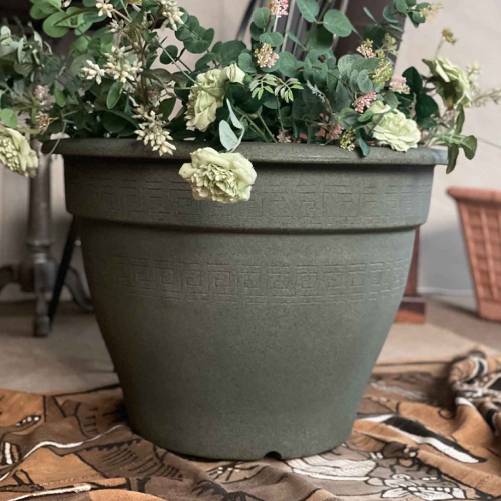 이태리토분 올리브그린 지름63 로마 대형플라스틱화분, 1개 220,280원