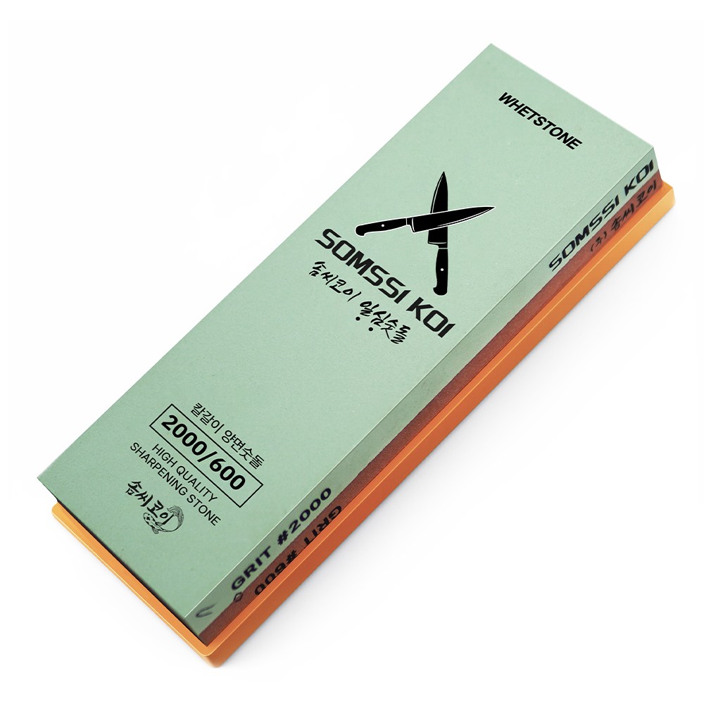 솜씨코이 일심 양면 숫돌 600방 2000방 초벌 중벌용, 1개 28,500원