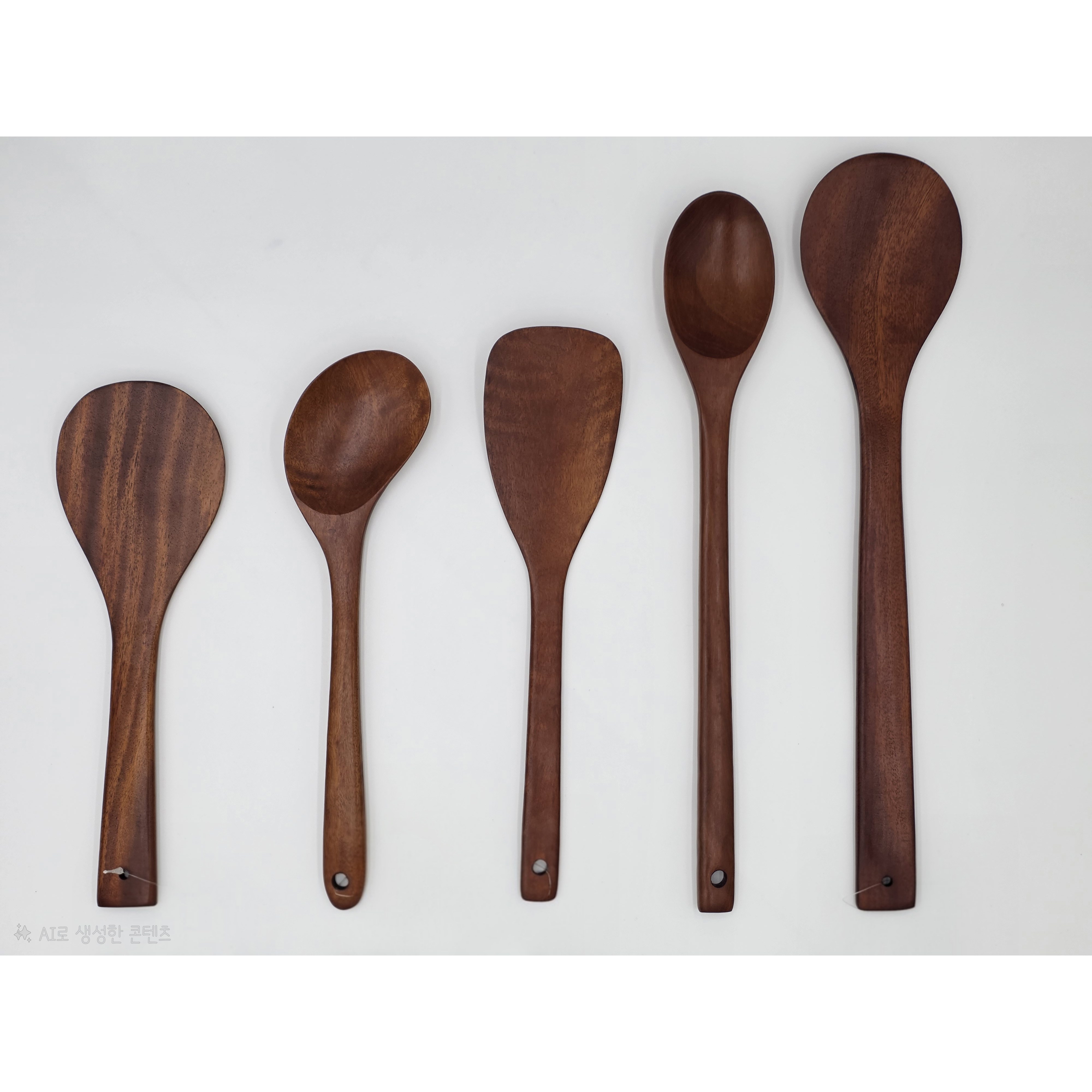 [YJ우드랩] 천연 옻칠 나무 조리도구, 대형 5종 세트, 우드 밥주걱, 볶음주걱, 뒤집개,뒤지개, 요리스푼, 혼합 1세트, 1개, 타원일자볶음+원형볶음+소치뒤집기+사선뒤집기+원샐러드 19,600원