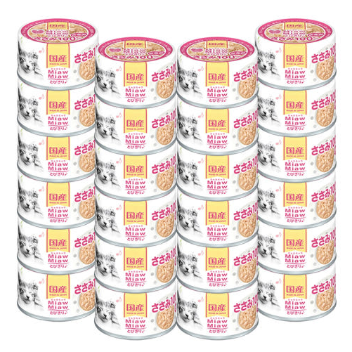 아이시아 먀우먀우 토비키리 고양이 간식캔 6종혼합 60g 24개 1박스 33,000원