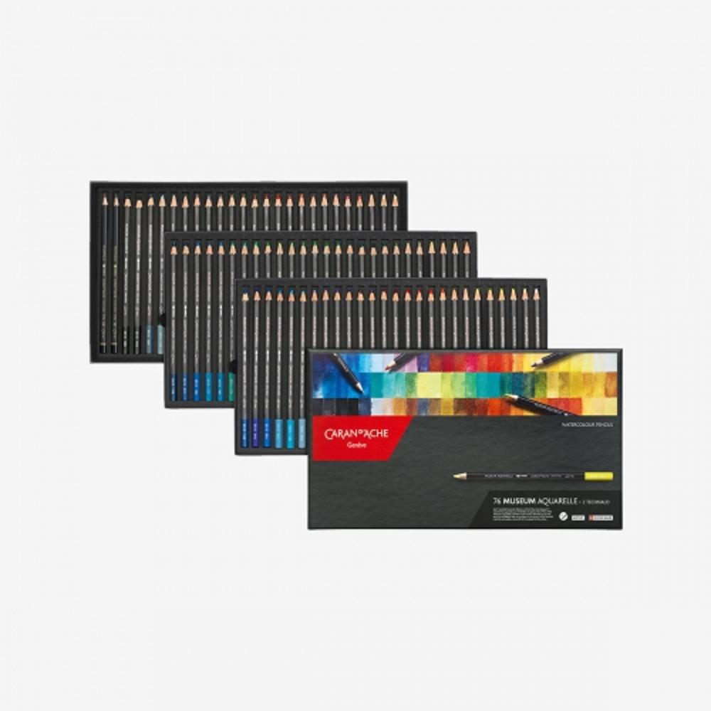 HGR 까렌다쉬 뮤지엄 수성색연필 76색+2테크날로, 단품 456,000원