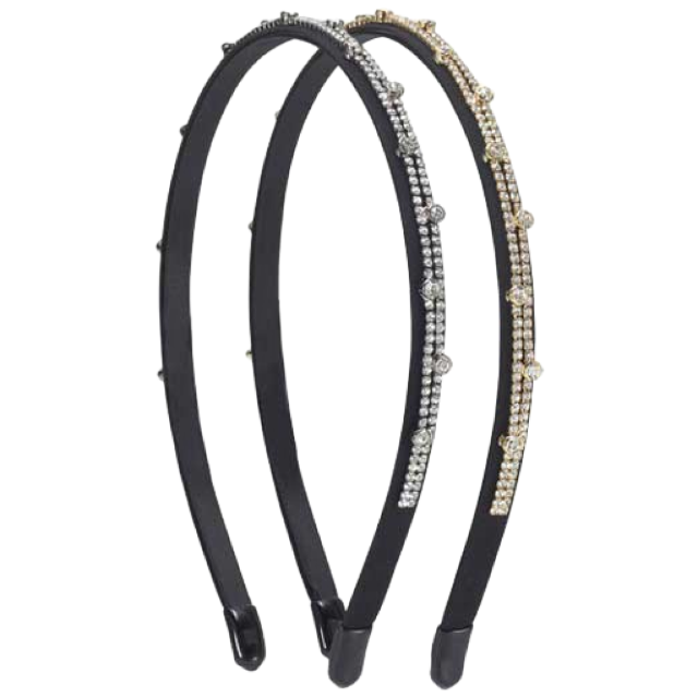 [엘르헤어] 슬림 큐빅 포인트 헤어밴드 ELHB013 38,900원