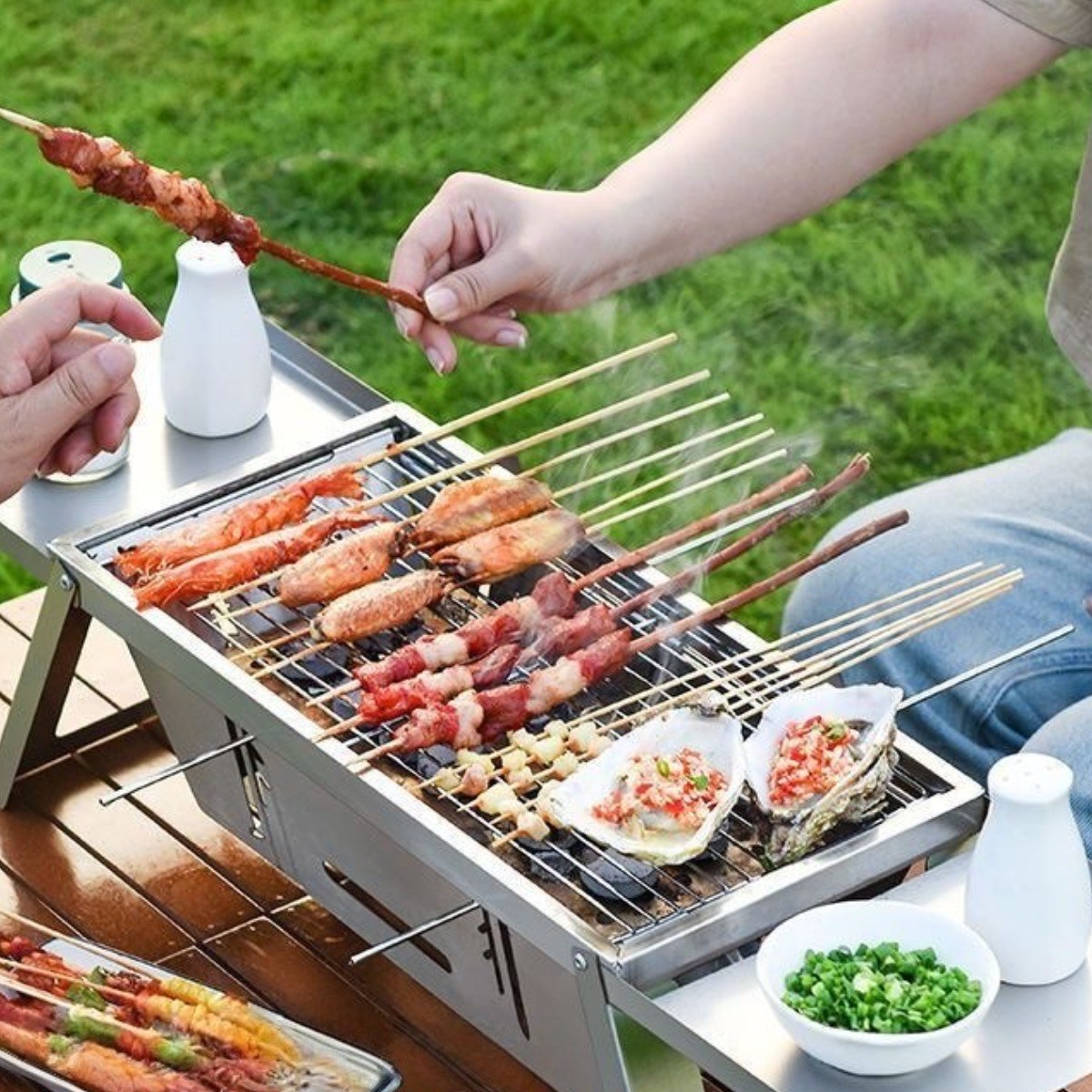 캠핑 화로대 접이식 전원주택 시골 바베큐 화롯대 숯불그릴 화목 난로 불멍화로대 29,900원