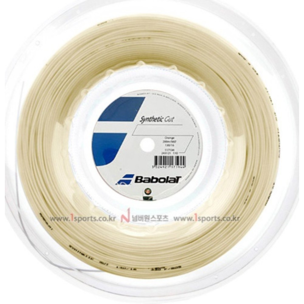 바볼랏 테니스 스트링 신거트 1.30mm 내츄럴 200m 원형 인조쉽 릴 64,120원