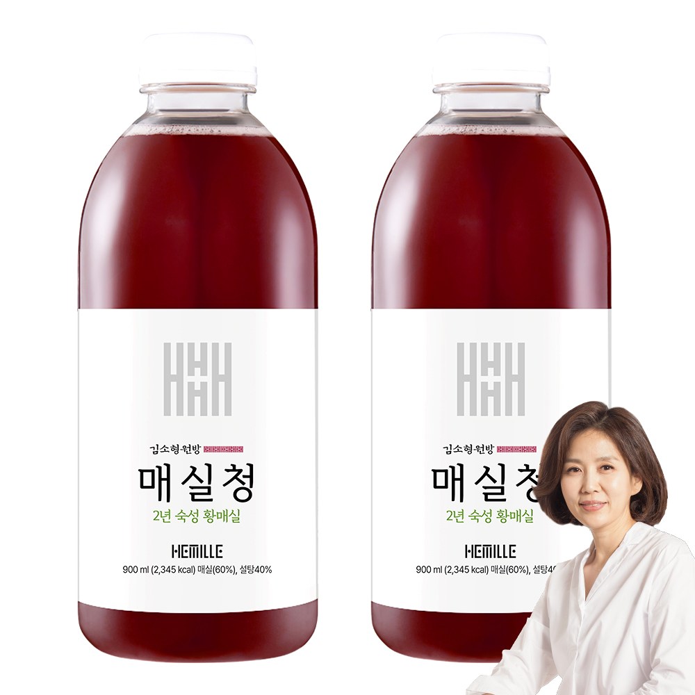 김소형 원장 무농약 매실청, 900ml, 2개 32,780원