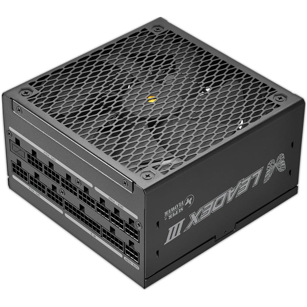 슈퍼 플라워 리드 III ATX 1000W 사이베네틱스 플래티넘 80 골드 10년 ECO 세미 팬리스 모드 구리 샤프트가 있는 FDB 모듈식 전원 공급 장치 SF 1000F14GE 272,800원