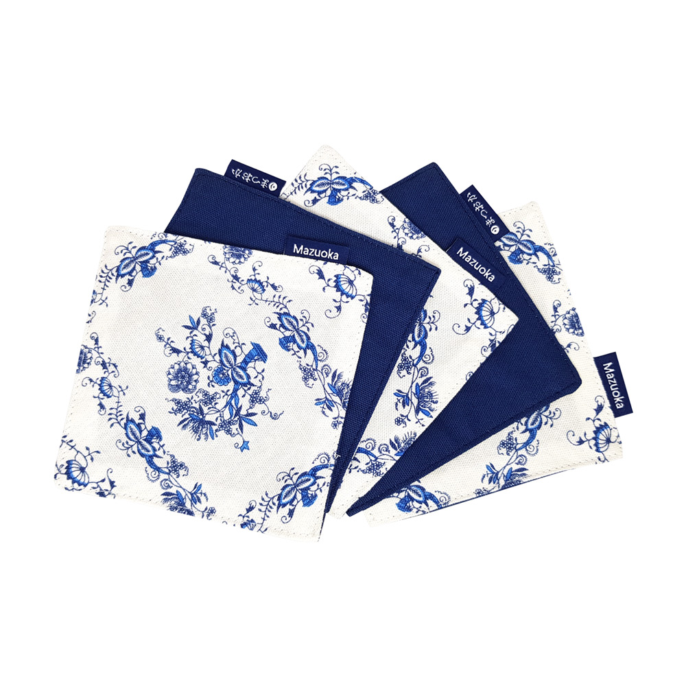 쯔비벨무스터 패브릭 컵받침 5p 58,000원