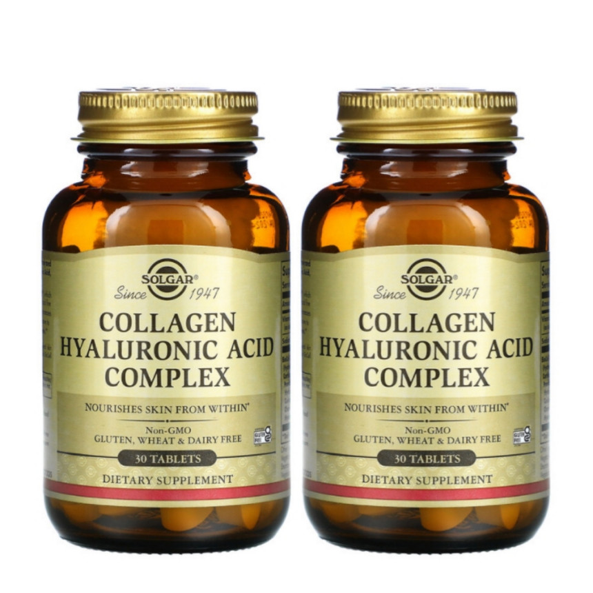 솔가 콜라겐 히알루론산 콤플렉스 복합체 120mg 30정 X 2통 44,600원