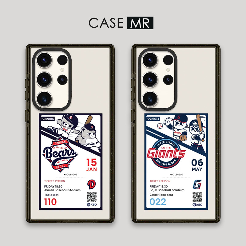 케이스티파이 갤럭시 프로 야구 폰케이스 한화 이글스 유니폼 투명 블랙 임팩트 케이스, 갤럭시S23 울트라 24,400원