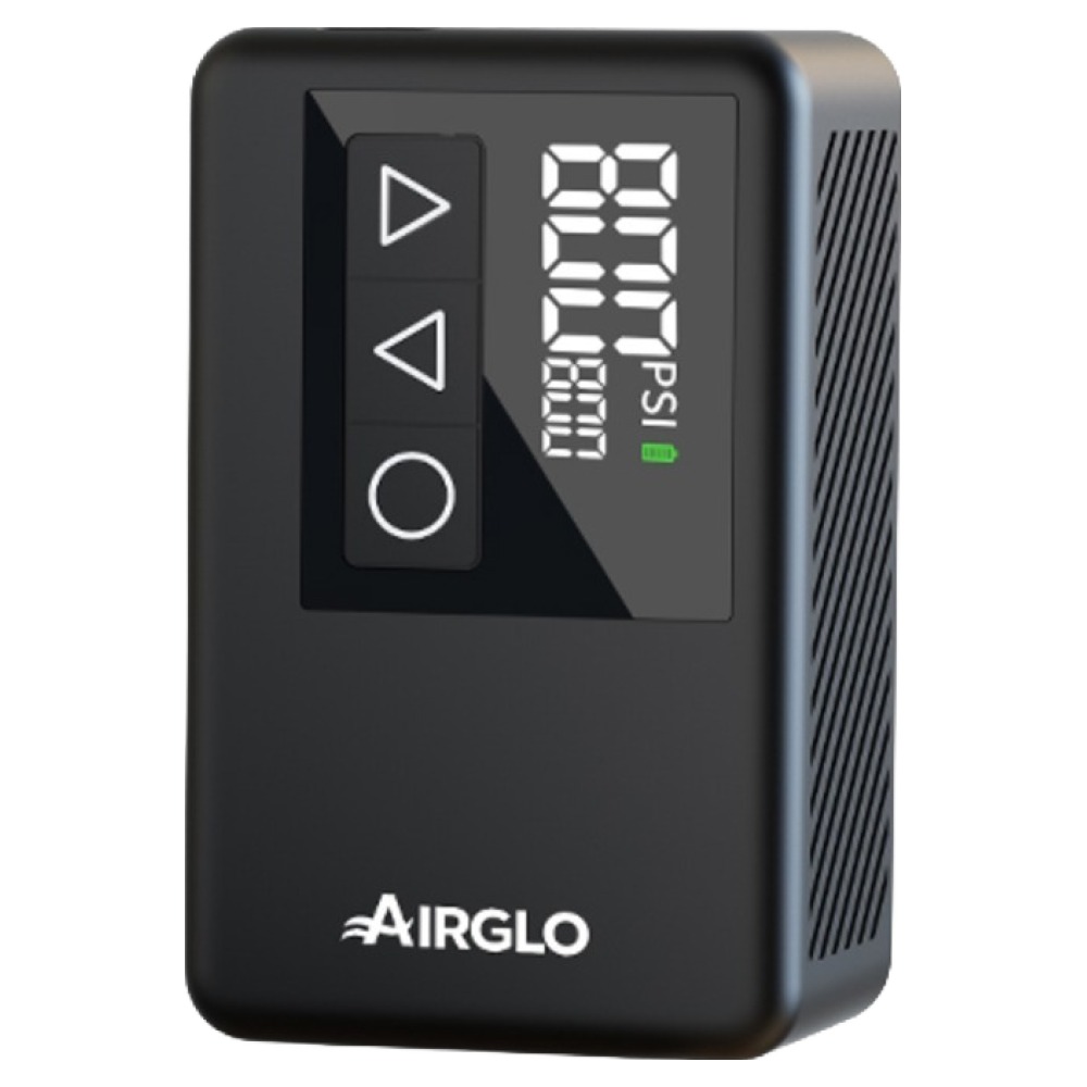에어글로 스마트 미니 LCD 디스플레이 120PSI 초경량 휴대용 자전거 전동펌프, 1개, 블랙 59,000원