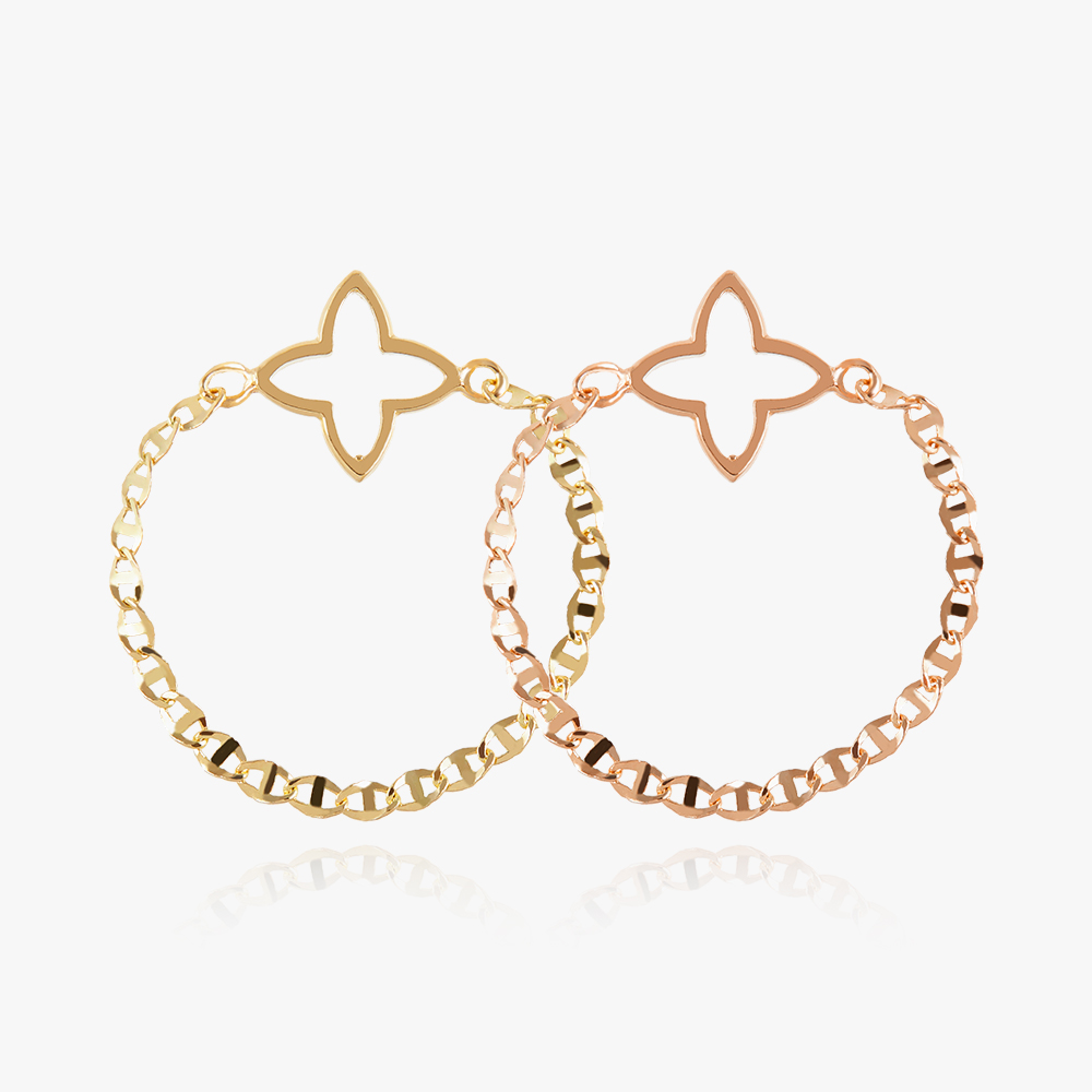 엘렌쥬얼리 14K 필리아 체인 애끼 금 반지 71,000원