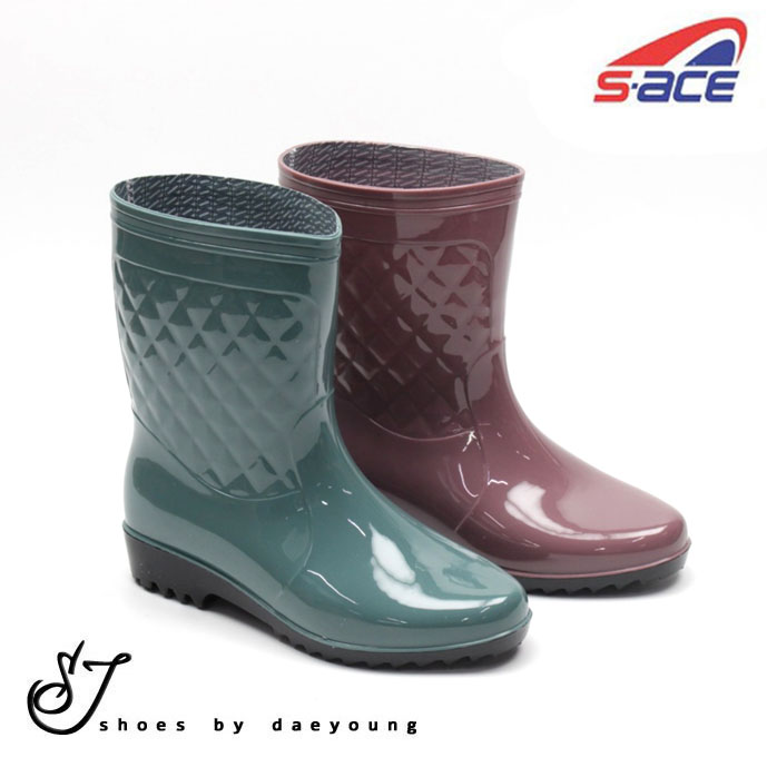 [SJshoes] 볼넓고 발편한 작업용 패션 레인부츠 KC 617 18,000원