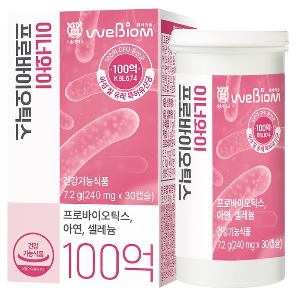 위바이옴 이너와이 프로바이오틱스, 30정, 1개 25,550원