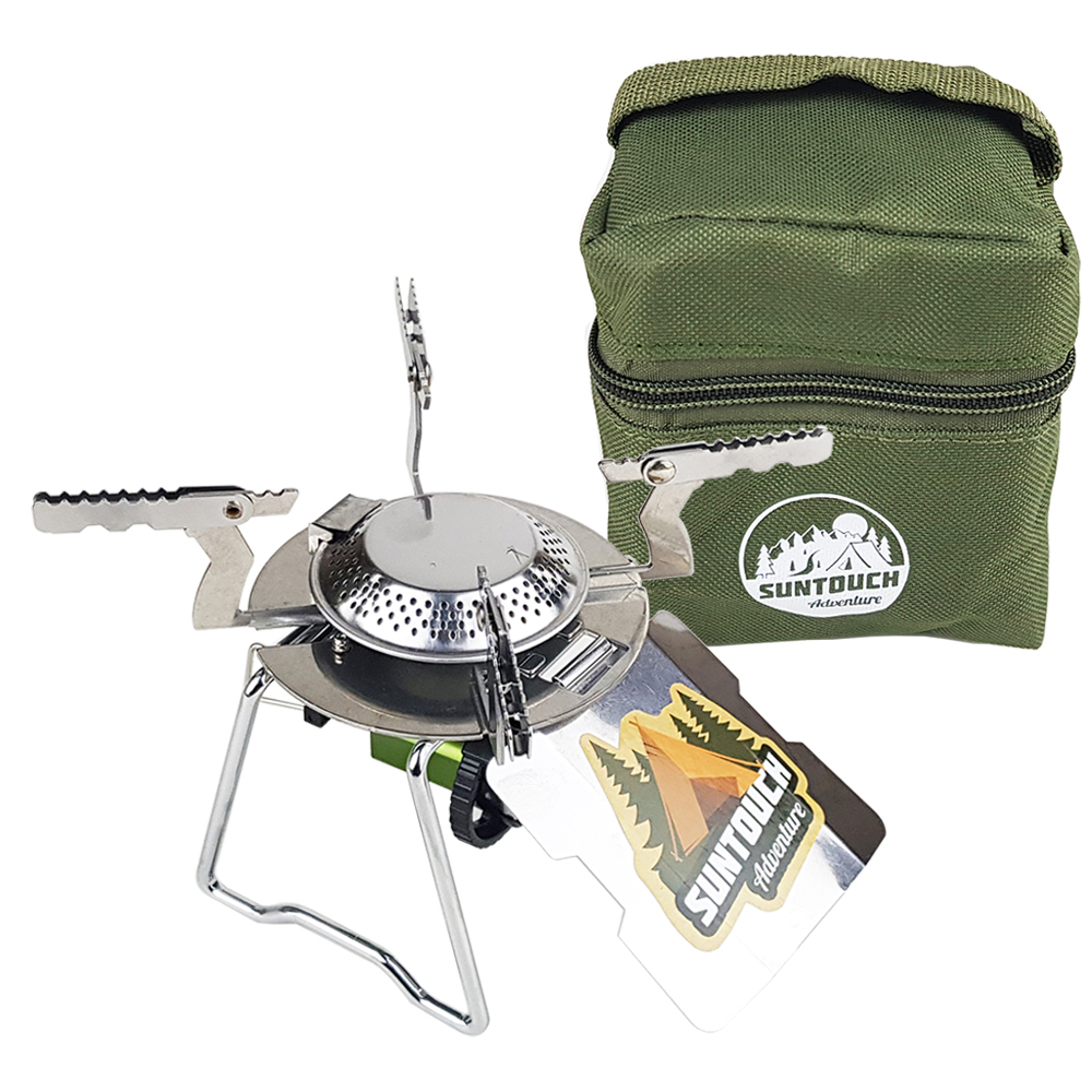 썬터치 고화력 접이식 캠핑버너 가스스토브 + 보관가방, 혼합색상, 1개, 현재가 35,800원