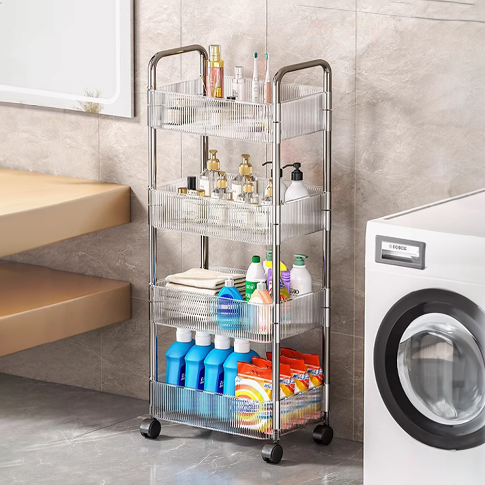 홈데코레 이동식 투명 트롤리 정리선반 틈새선반 19,800원