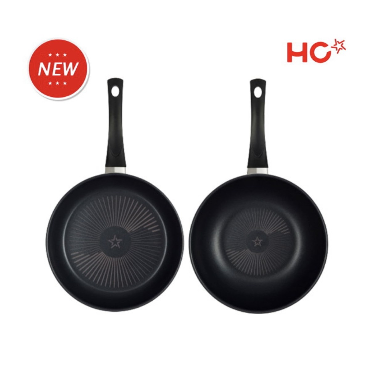 [해피콜] HC NEW 컴포트 다이아몬드 후라이팬 2종세트(28팬+28웍) 69,420원