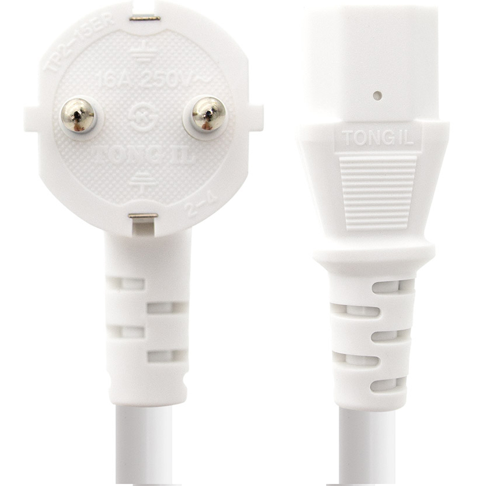 솔탑 국산 고용량 AC코드 16A 파워케이블 220V 화이트 SOLTOP-1416 11,500원