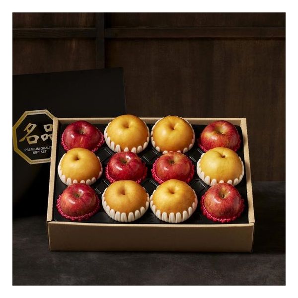 [맛딜] 사과 배 혼합선물세트 2호 5kg (사과6,배6과)187518 100,400원