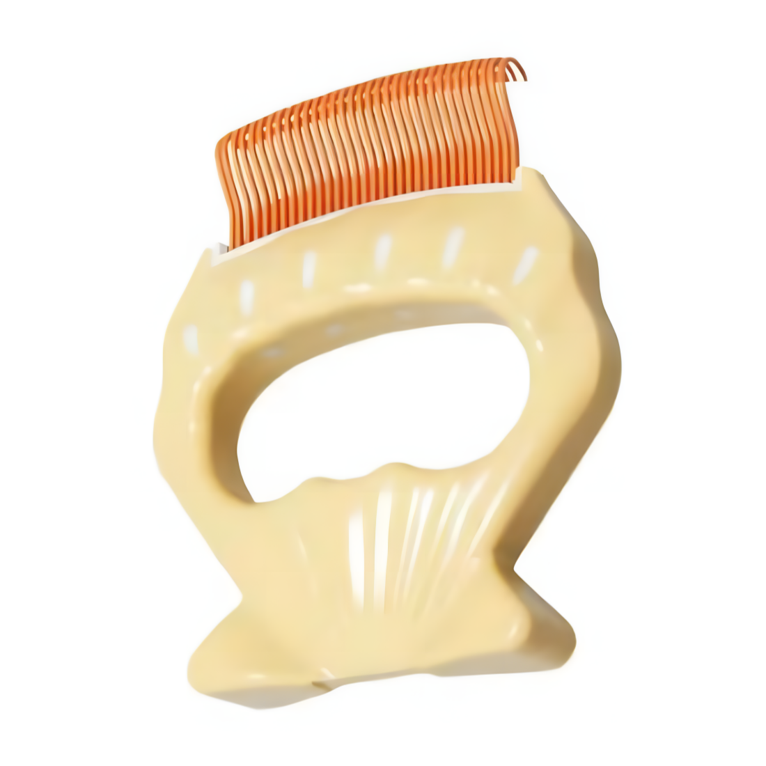 허그마이펫 고양이빗 반려동물빗 털관리 브러쉬 조개빗, 1개, 오렌지 7,970원